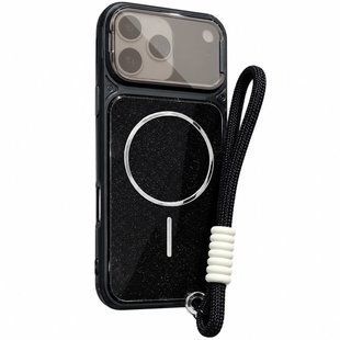 Чохол TPU+PC Pacific with Magnetic Fit and straps для Apple iPhone 17 Pro Max / 18 Pro Max (6.9") Black