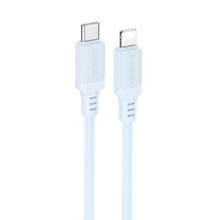 Дата кабель Borofone BX115 Lotto Type-C to Lightning 27W (1m) Blue