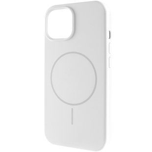 Чехол Silk Full Protective (AA) NO LOGO with Magnetic Fit для Apple iPhone 13 (6.1") Белый / White