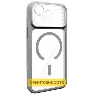 Чохол TPU GETMAN Moon Clear with MagSafe для Apple iPhone 16 Pro Max (6.9") Grey