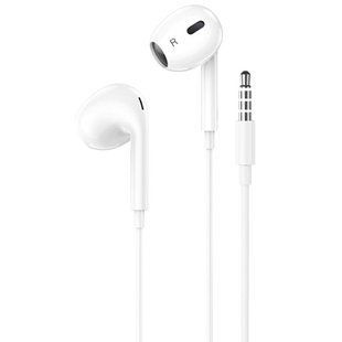 Стерео наушники Hoco M101 Max (3.5mm/1.2m) White