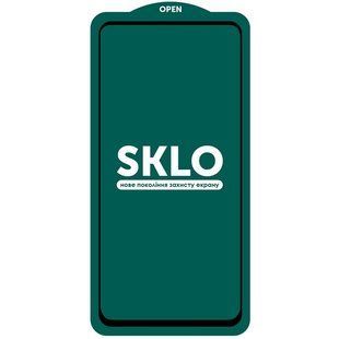 Захисне скло SKLO 5D (тех.пак) для Samsung Galaxy A07 / A06 / A08 Чорний