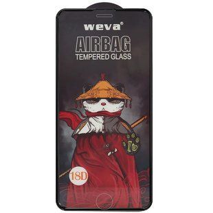 Защитное 2.5D стекло Weva AirBag (тех.пак) для Apple iPhone 7 plus / 8 plus (5.5") Черный