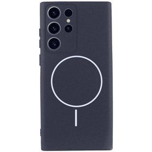 Чохол Silicone Cover Lakshmi Full Camera (AA) with Magnetic Fit для Samsung Galaxy S23 Ultra Темно-синій / Midnight blue