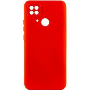 Чехол TPU GETMAN Liquid Silk Full Camera для Xiaomi Redmi 10C Красный / Red
