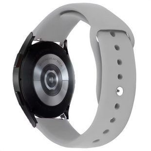 Силиконовый ремешок Sport для Smart Watch 20mm Серый / Stone