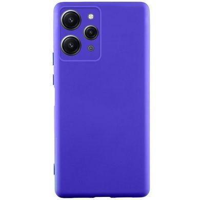 Чохол TPU GETMAN Liquid Silk Full Camera для Xiaomi Redmi 12 Синій / Iris