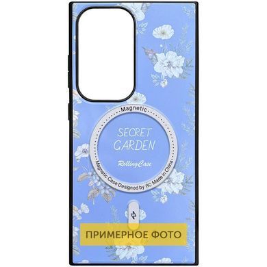 TPU+PC чехол Soft Secret Garden with MagFit для Samsung Galaxy S25 Lilac