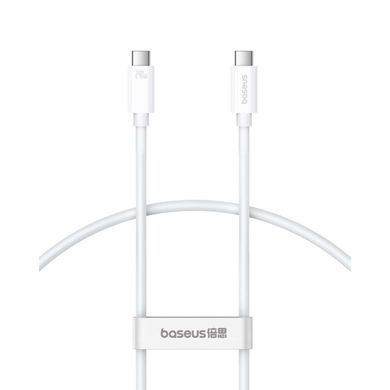 Дата кабель Baseus Superior 2 USB4 Full-Function Type-C to Type-C 240W (1.8m) (P10365200211-05) Moon White