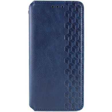 Кожаный чехол-книжка GETMAN Cubic (PU) для Xiaomi Redmi Note 8 Pro Синий