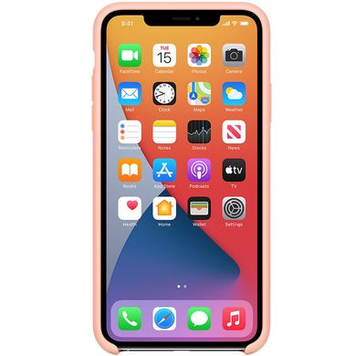 Чехол Silicone Case (AA) для Apple iPhone 11 Pro Max (6.5") Оранжевый / Grapefruit