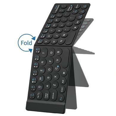 Клавиатура беспроводная WIWU Fold Mini Keyboard FMK-01 Bluetooth Black