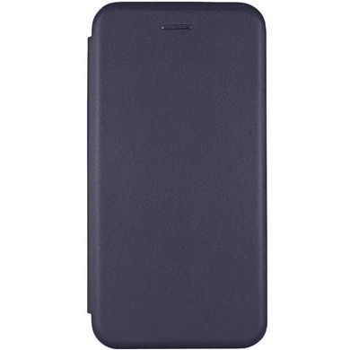 Кожаный чехол-книжка Classy для Motorola Moto G14 Темно-синий