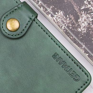 Кожаный чехол книжка GETMAN Gallant (PU) для Samsung Galaxy A31 Зеленый