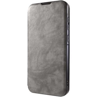 Кожаный чехол-книжка Belora для Xiaomi Redmi Note 8T Gray
