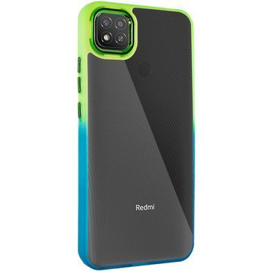 Чохол TPU+PC Fresh sip series для Xiaomi Redmi 9C Бірюзовий / Лимонний