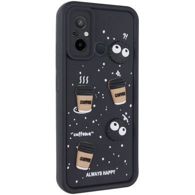 Чехол TPU Toys Case для Xiaomi Redmi 12C / Poco C55 Black / Always Happy
