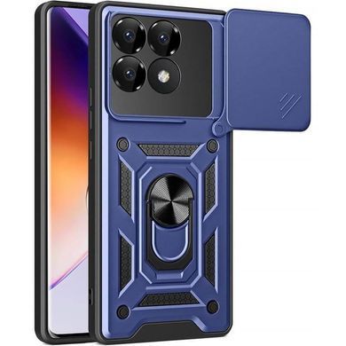 Чехол Ummi Camshield Serge Ring для Xiaomi Poco F7 Pro Синий