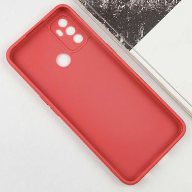 Силиконовый чехол Candy Full Camera для Oppo A53 / A32 / A33 Красный / Camellia