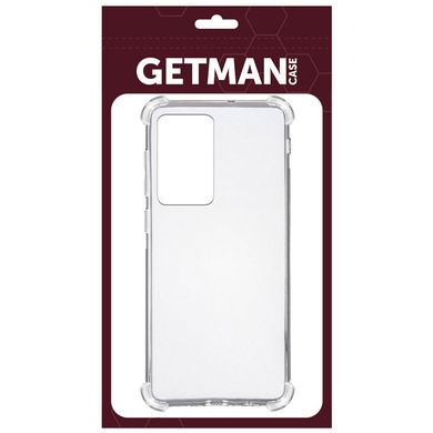 TPU чохол GETMAN Ease logo посилені кути для Samsung Galaxy Note 20 Ultra Безбарвний (прозорий)