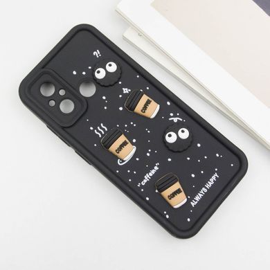 Чехол TPU Toys Case для Xiaomi Redmi 12C / Poco C55 Black / Always Happy