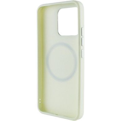 TPU чехол Bonbon Metal Style with MagSafe для Xiaomi 14 Pro Белый / White