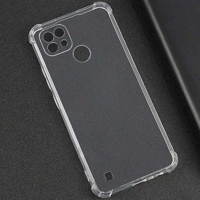 TPU чехол GETMAN Ease logo усиленные углы Full Camera для Realme C21 Бесцветный (прозрачный)