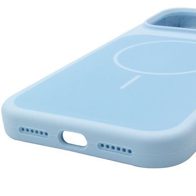 Чохол Silk Duo Color (AA) NO LOGO with Magnetic Fit для Apple iPhone 17 Pro (6.3") Sky Blue