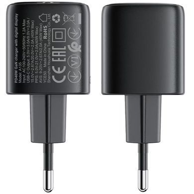 СЗУ Acefast A135 PD40W GaN (1USB-C) Black