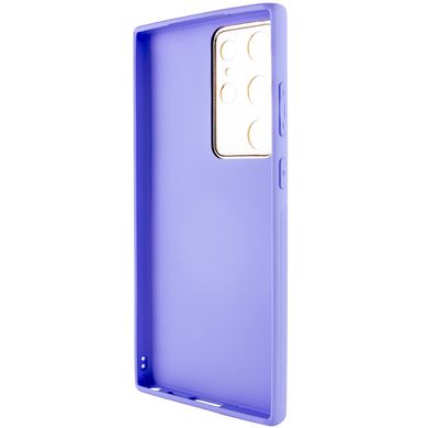 Шкіряний чохол Xshield для Samsung Galaxy S23 Ultra Бузковий / Dasheen