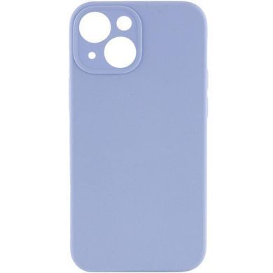 Чехол Silk Full Camera Protective (AA) NO LOGO для Apple iPhone 13 (6.1") Голубой / Lilac Blue