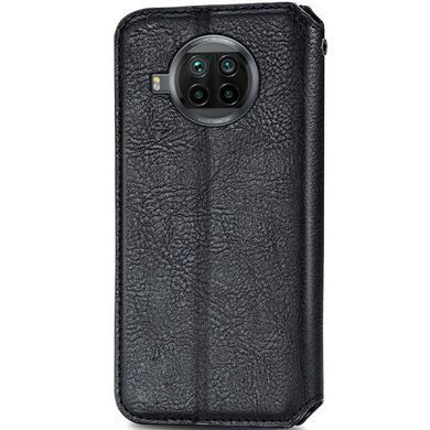 Шкіряний чохол-книжка GETMAN Cubic (PU) для Xiaomi Mi 10T Lite / Redmi Note 9 Pro 5G Чорний
