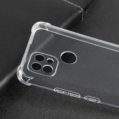 TPU чохол GETMAN Ease logo посилені кути Full Camera для Realme C21 Безбарвний (прозорий)