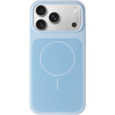 Чохол Silk Duo Color (AA) NO LOGO with Magnetic Fit для Apple iPhone 17 Pro (6.3") Sky Blue