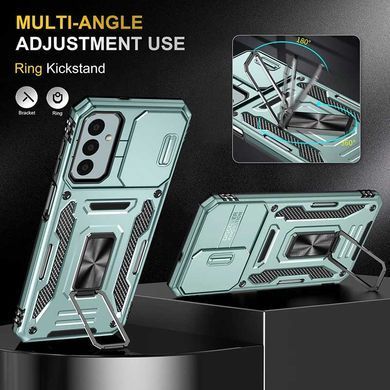 Ударопрочный чехол Camshield Army Ring для Samsung Galaxy M23 5G / M13 4G Зеленый / Light Green