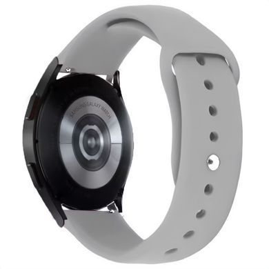 Силиконовый ремешок Sport для Smart Watch 20mm Серый / Stone