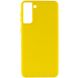 Силиконовый чехол Candy для Samsung Galaxy S21+ Желтый фото 1