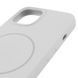 Чехол Silk Full Protective (AA) NO LOGO with Magnetic Fit для Apple iPhone 13 (6.1") Белый / White фото 4