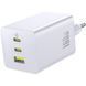 МЗП Baseus EnerFill FE11 Fast Charger PD100W+QC3.0 (1USB-A/2C) (P101821) Moon White фото 2