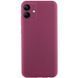 Чохол TPU GETMAN Liquid Silk Full Camera для Samsung Galaxy A06 Бордовий / Marsala