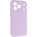 Чехол Silk Full Camera Protective (AA) NO LOGO для Apple iPhone 17 Pro (6.3") Сиреневый / Lilac