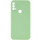 Чехол TPU GETMAN Liquid Silk Full Camera для Motorola Moto E40 Зеленый / Pistachio