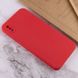 Силиконовый чехол Candy Full Camera для Apple iPhone X / XS (5.8") Красный / Camellia фото 4