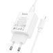 СЗУ Hoco C143A Benefit PD20W (1USB-C) + кабель Type-C to Lightning White фото 7