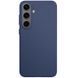 Кожаный чехол Leather Case (AAA) для Samsung Galaxy S25 Dark Blue