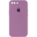 Чохол Silicone Case Square Full Camera Protective (AA) для Apple iPhone 7 plus / 8 plus (5.5") Ліловий / Lilac Pride