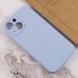 Чехол Silk Full Camera Protective (AA) NO LOGO для Apple iPhone 13 (6.1") Голубой / Lilac Blue фото 3