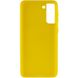 Силиконовый чехол Candy для Samsung Galaxy S21+ Желтый фото 2