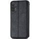 Кожаный чехол книжка GETMAN Cubic (PU) для Samsung Galaxy A32 4G Черный фото 3