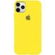 Чехол Silicone Case Slim Full Protective для Apple iPhone 11 Pro (5.8") Желтый / Neon Yellow